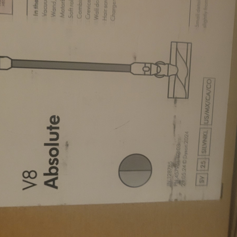 Dyson V8 Absolute Vacuum Cleaner - Gray